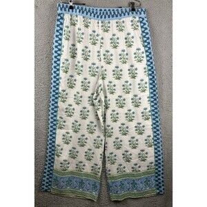 Philosophy Republic Floral Geometric Viscose Palazzo Pants XL Boho Beach Resort